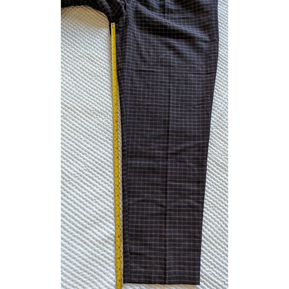 Van Huesen Checkered Plaid Pants Size 10 - Picture 5 of 7